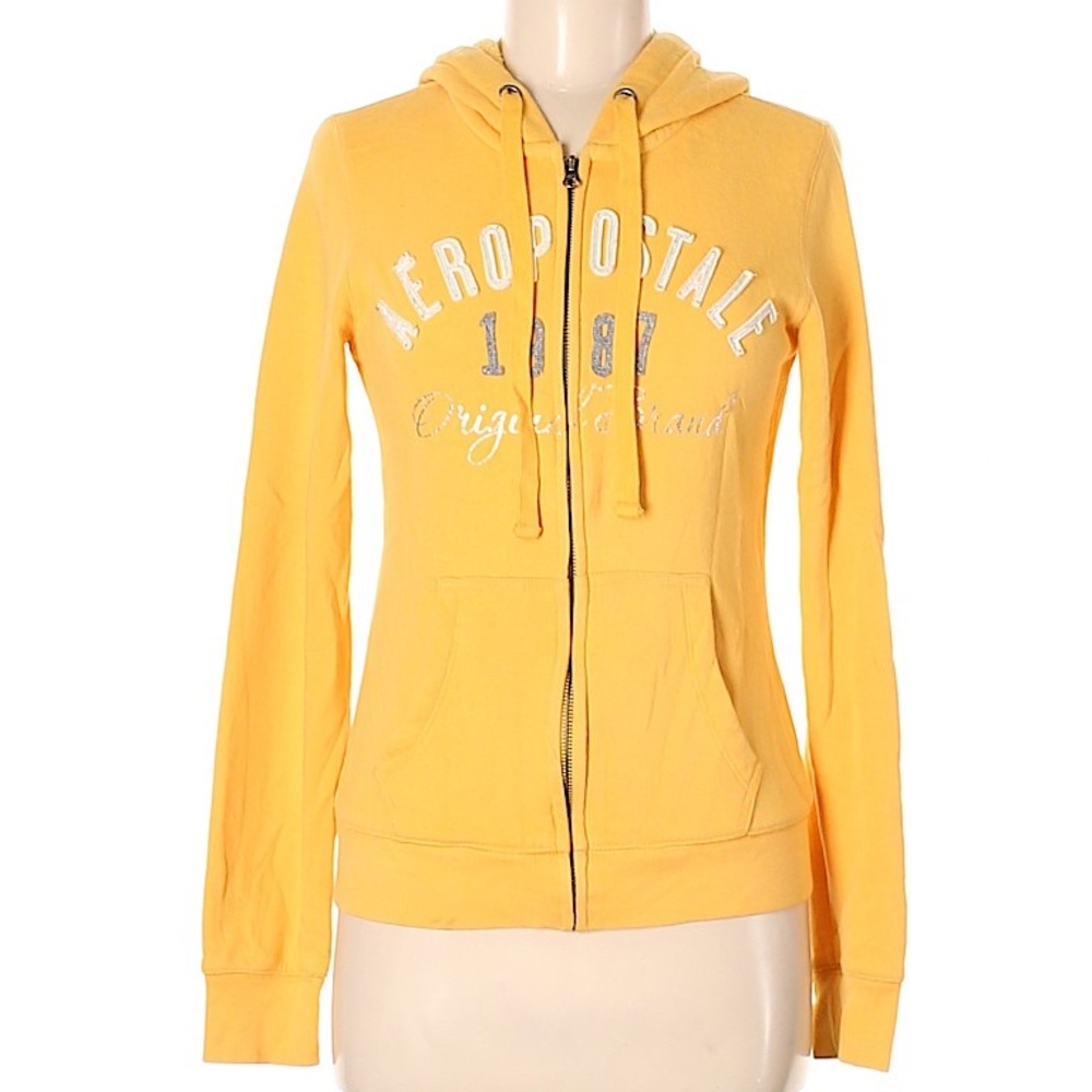 Yellow Zip Up Jacket
